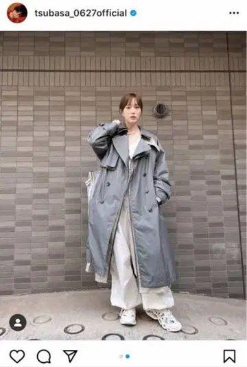 혼다 츠바사 착용 YOKE Nylon Covered Trench Coat