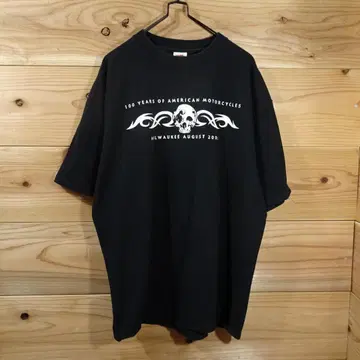 00s 프룻 오브 더 룸 반팔 T셔츠 아메리칸 모터사이클 100주년
