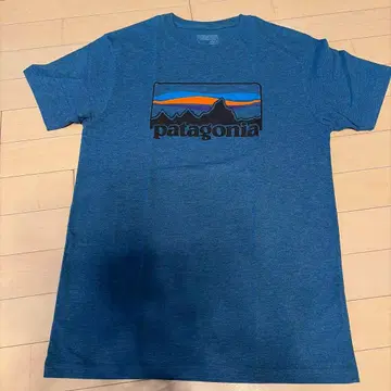 Patagonia T셔츠 슬림핏 블루 S