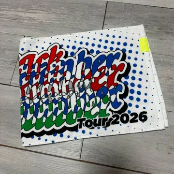 back number 2026 그래픽 페이스 타월