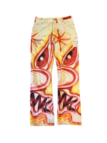 Heron Preston x Kenny Scharf 데님 팬츠