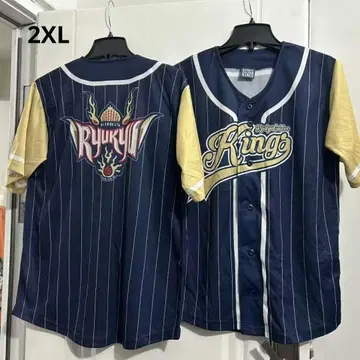 류큐 골든 킹스 유니폼 베이스볼 셔츠 2XL