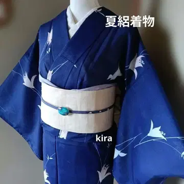 세탁 가능한 여름 명주 기모노
