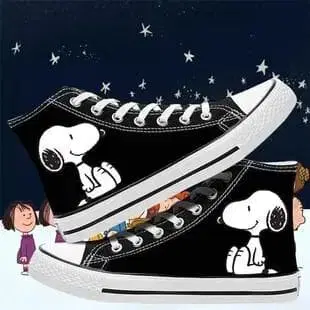 SNOOPY 스누피 농구화 하이컷 스니커즈