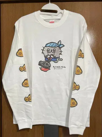 고양이 부쨩 긴팔 면 100% M