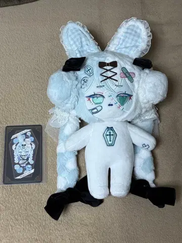 무속성 봉제 인형 20cm 좀비 토끼