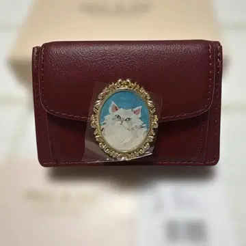 새상품 폴앤조 액세서리와 브로치 지갑 고양이 모티브