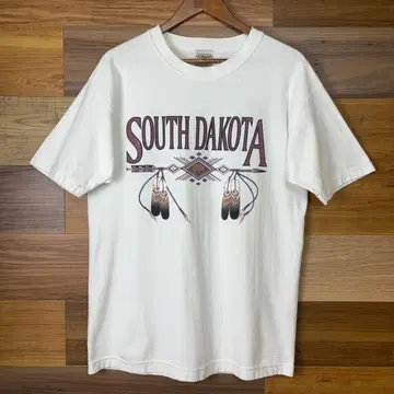 SOUTH DAKOTA 네이티브 무늬 T-sh 수베니어 티셔츠 구제 의류