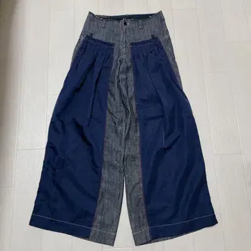 마리떼 프랑소와 저버 이소재 팬츠 도킹 데님 디자인 팬츠