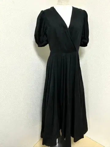 MARIHA 마리하 카슈쿨 원피스 블랙 38 퍼프 슬리브