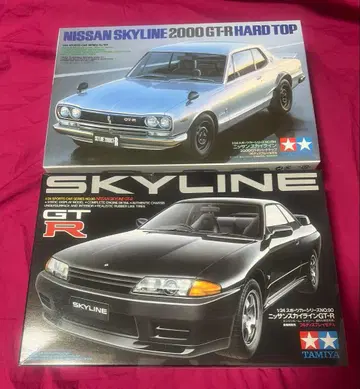 타미야제 SKYLINGTR 1/24 2대 세트 하코스카, R32