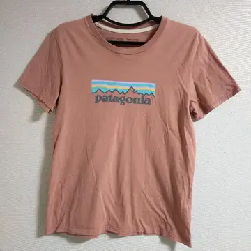 새상품급 파타고니아 patagonia 오가닉 면 T셔츠 핑크 S
