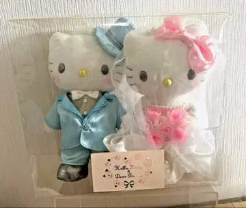 헬로키티 다니엘 웨딩 인형 봉제 인형 웨딩