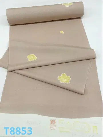 코몬 날개 패턴 벚꽃 순수 실크 옷감 T8853