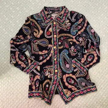 가치 있음! LEONARD FASHION 페이즐리 무늬 긴팔 셔츠