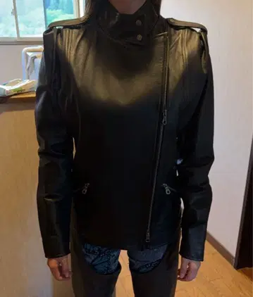 카도야 여성용 가죽 재킷