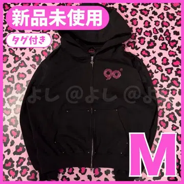 9090 girl 로고 블랙 핑크 후드티 hoodie y2k