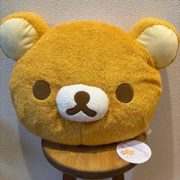 리락쿠마 봉제 인형 히얀야 점보 페이스 쿠션