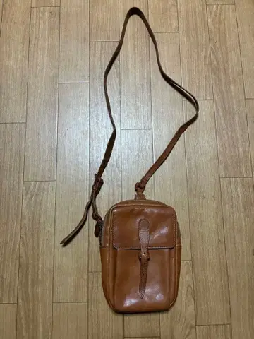 genten 가죽 숄더백 브라운