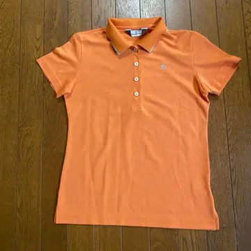 Munsingwear 먼싱웨어 반팔 피케 셔츠 오렌지 M