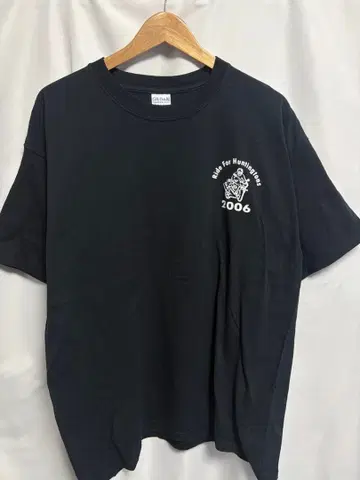 00s US 구제 모터사이클 티셔츠 블랙