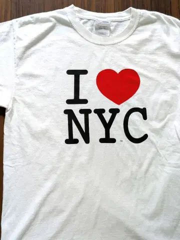 90s Y2K 빈티지 I LOVE NYC 티셔츠 M Hanes