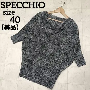[ 새상품급 ] 스페치오 샤틀 플리츠 돌먼 슬리브 상의 40 L