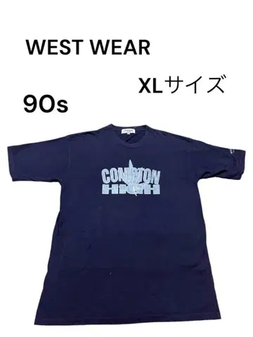 90s WEST WEAR T셔츠 XL 사이즈 스트릿 compton