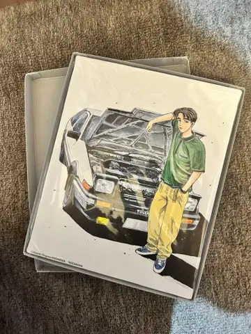 시게노 슈이치 원화전 후지와라 타쿠미 이니셜 D 캔버스 아트