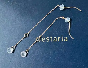 새상품 festaria 페스타리아 10K 스톤 아메리칸 귀걸이