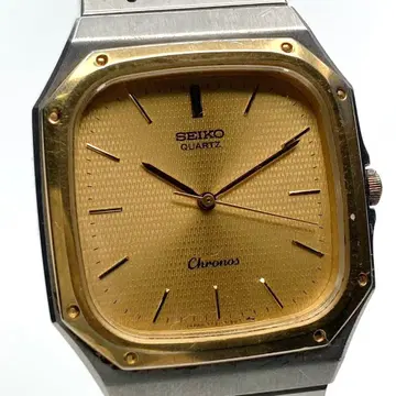 새상품 배터리/SEIKO 7731-5130 손목시계 남성용 골드 크로노스