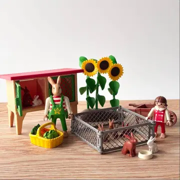 Playmobil 플레이모빌 3075 토끼 오두막 부활절 단종