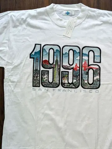 90s 빈티지 당시물 1996년 샌프란시스코 아트 티셔츠