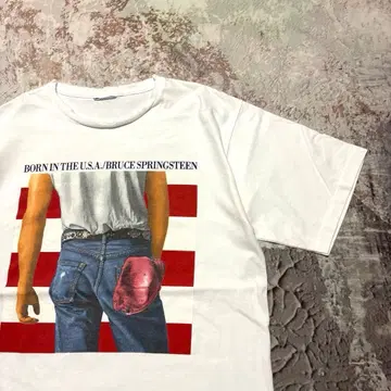 90s Bruce Springsteen BORNINTHE USA 티셔츠