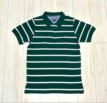 TOMMY HILFIGER 피케 셔츠 보더 M 사이즈 미착용 새상품