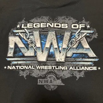 NWA 프로레슬링 T셔츠 2009 명예의 전당 WWE WWF
