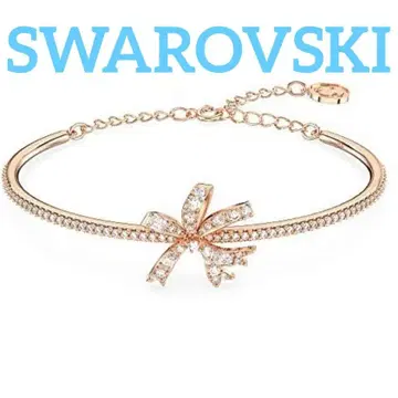 SWAROVSKI Volta 뱅글 리본 팔찌 M 사이즈