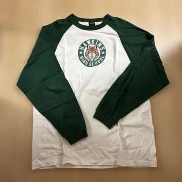 기묘한 이야기 Hawkins High School / 래글런 긴팔 티셔츠