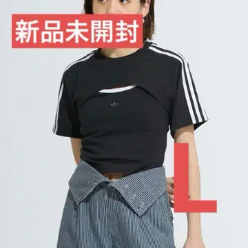 컷 아웃 반팔 T셔츠 / 아디다스 오리지널