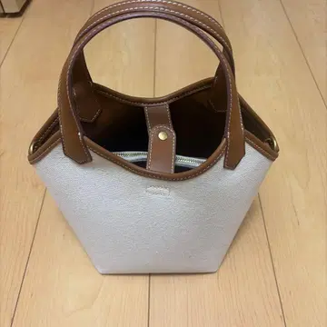 최종 가격 인상 ZARA 캔버스 x 가죽 2WAY 핸드백