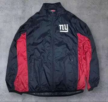 00s NFL NY GIANTS 나일론 자켓 자수 로고 L 사이즈