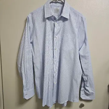 Paul Smith 블루 스트라이프 드레스 셔츠 XL 사이즈