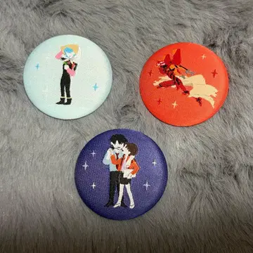 에반게리온 트레이딩 직물 캔뱃지 유루 팔레트