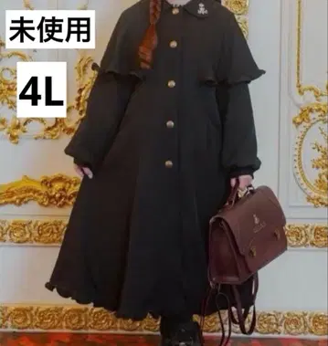 미사용 시마무라 아오키 미사코 NINA'S 롱 코트 케이프 4L