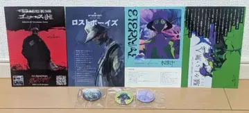 amazarashi 엽서 4장 캔뱃지 3개 세트