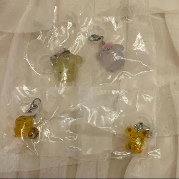 폼폼푸딩 메지루시 액세서리 폼폼푸딩 A 마카롱 4개 세트
