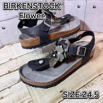 [고품질] BIRKENSTOCK 플라워 블랙 24.5 사이즈