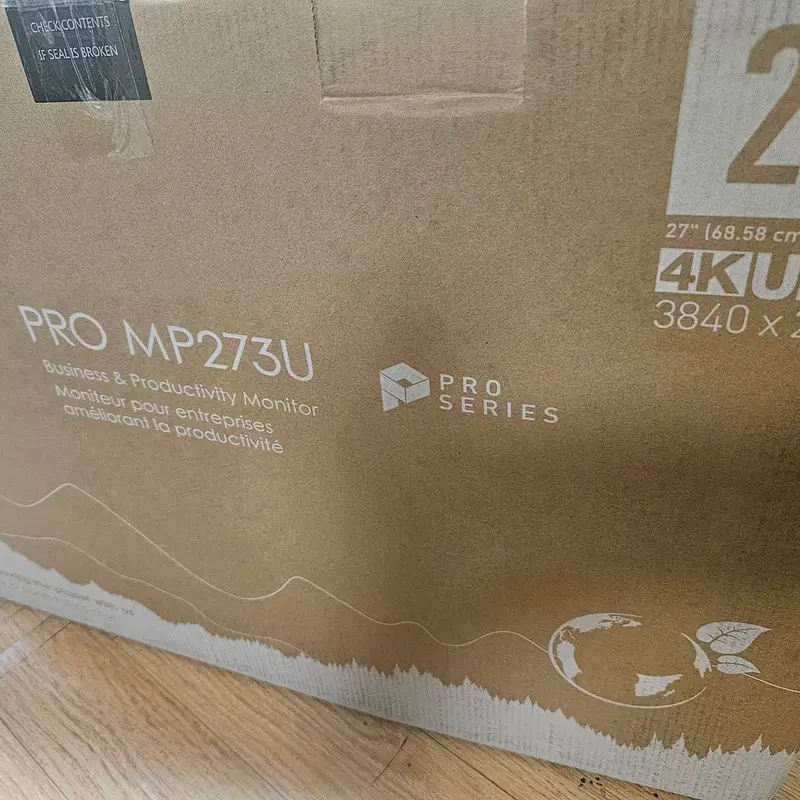 uhd 4k 모니터 팝니다 (모델명 mp273u)