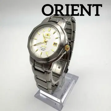 ORIENT Crystal 쓰리스타 남성용 손목시계 작동품 자동 와인딩