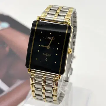 새상품급 RADO 라도 스퀘어 DIASTAR 세라믹 남성용 손목시계